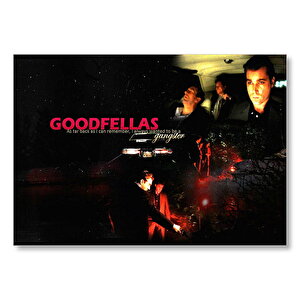 Goodfellas -de Niro Ve Liotta Arabada  Mdf Ahşap Tablo 25x35 cm