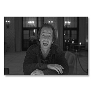 The Shining Jack Nicholson Gülüyor  Mdf Ahşap Tablo 25x35 cm