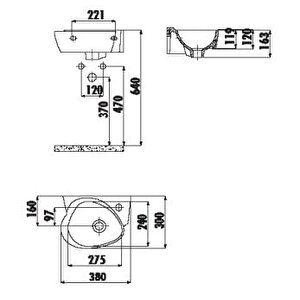 Ck035 Çocuk Lavabo 38 Cm