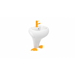 Dc052 Ducky Sarı Ayaklı Lavabo 40x52 Cm