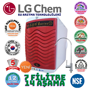 Lg Chem Gold Plus Beyaz-Kırmızı Renk 12 Litre 7 Filitre 14 Aşamlı Su Aritma Ci̇hazi