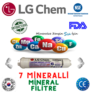Lg Chem Platinum Si̇yah Montaj Dahi̇l 7 Fi̇li̇tre 14 Aşama Mi̇neral Ve Alkali̇ Ph Fi̇li̇treli̇ Su Aritma Ci̇hazi.