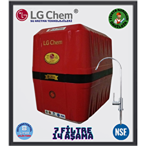 COOL Kirmizi Montaj Dahi̇l 7 Fi̇li̇tre 14 Aşama Mi̇neral Ve Alkali̇ Ph Fi̇li̇treli̇ Su Aritma Ci̇hazi.