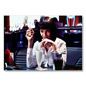 Pulp Fiction Ucuz Roman 1994 Film  Mdf Ahşap Tablo