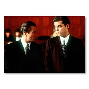Goodfellas De Niro Ve Liotta  Mdf Ahşap Tablo 35x50 cm