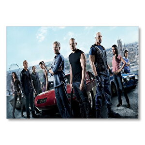 Fast And Furious Paul Walker Hızlı Yaşa Genç Öl  Mdf Ahşap Tablo 35x50 cm