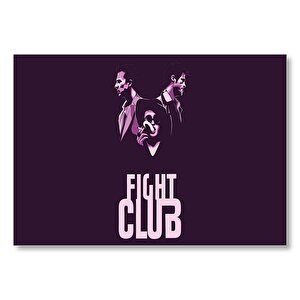 Fight Club Jack Tyler Ve Marla Görseli  Mdf Ahşap Tablo 25x35 cm
