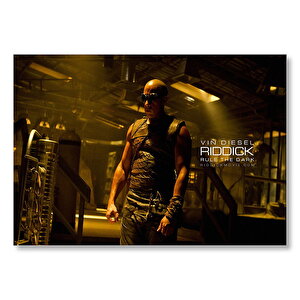 Riddick Vin Diesel Görseli  Mdf Ahşap Tablo 50x70 cm