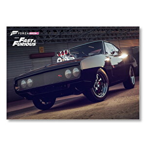 Hızlı Ve Öfkeli Forza Horizon Görseli  Mdf Ahşap Tablo 35x50 cm