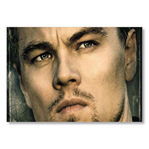 Departed Leonardo Dicaprio Film Afişi  Mdf Ahşap Tablo 35x50 cm
