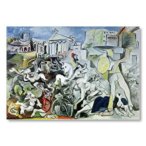 The Rape Of The Sabine Women, By Pablo Picasso  Mdf Ahşap Tablo 35x50 cm