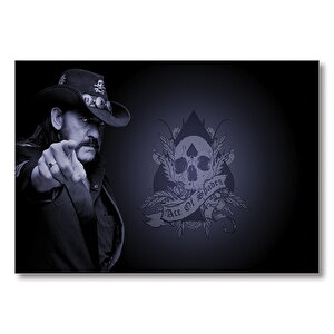 Motörhead Lemmy Kilmister Maça As  Mdf Ahşap Tablo 25x35 cm