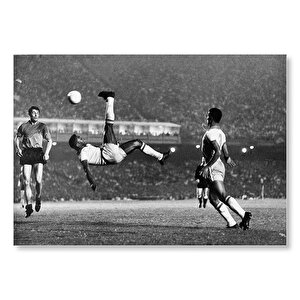 Pele Rovaşata Efsane  Mdf Ahşap Tablo 50x70 cm