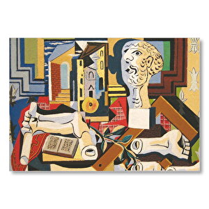 Studio Plaster Head1925 By Pablo Picasso  Mdf Ahşap Tablo 50x70 cm