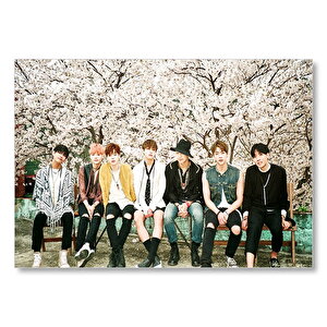 Kore Pop Grubu Bts  Mdf Ahşap Tablo 25x35 cm