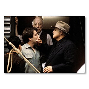 Marlon Brando The Godfather Şş Sessiz Ol  Mdf Ahşap Tablo 25x35 cm