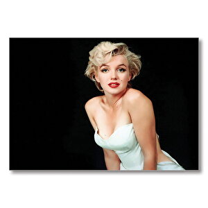 Marilyn Monroe Duru Güzellik Portre  Mdf Ahşap Tablo 25x35 cm