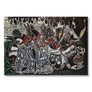 Young Ladies On The Banks Of The Seine, 1950 By Picasso  Mdf Ahşap Tablo 50x70 cm