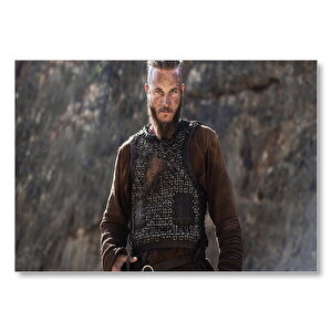Viking Ragnar Lothbrok  Mdf Ahşap Tablo 35x50 cm