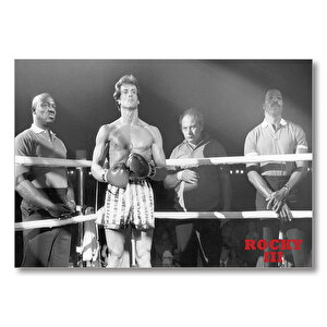 Rocky 3 Sylvester Stallone Ring Sb  Mdf Ahşap Tablo