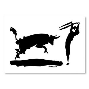 Bullfight Iii, 1960 By Pablo Picasso  Mdf Ahşap Tablo 25x35 cm