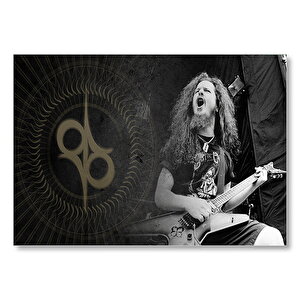 Dimebag Darrell Elektrogitar  Mdf Ahşap Tablo 50x70 cm