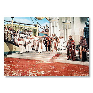 Yul Brynner Mısır Kan Denizi  Mdf Ahşap Tablo 50x70 cm