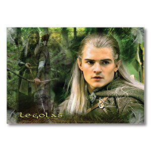 Yüzüklerin Efendisi Legolas Orlando Bloom  Mdf Ahşap Tablo