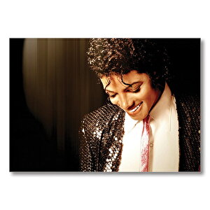 Michael Jackson Ve Şarkı Sözleri  Mdf Ahşap Tablo 25x35 cm