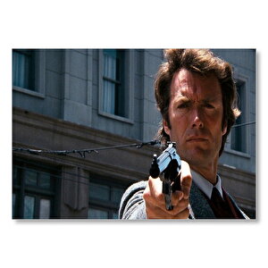 Clint Eastwood Kirli Harry  Mdf Ahşap Tablo 25x35 cm