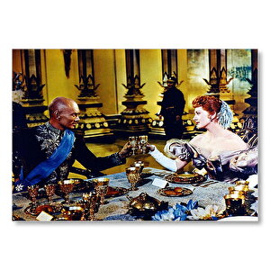 Kral Ve Ben Yul Brynner Altın Kadehler  Mdf Ahşap Tablo 35x50 cm