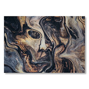 Kum Püskürtme Sanatı Yüz Portre  Mdf Ahşap Tablo 50x70 cm