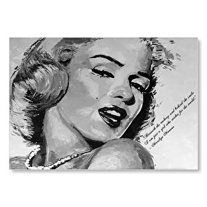 Marilyn Monroe Çizim  Mdf Ahşap Tablo 50x70 cm