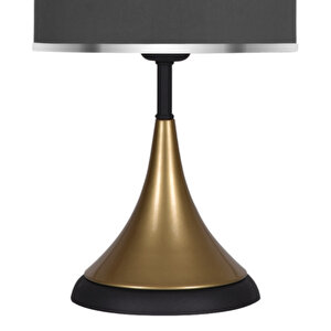 Avantgarde Gold Mini Abajur Siyah