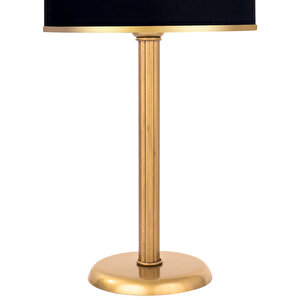 Line Gold Abajur Siyah