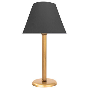 Line Gold Abajur Siyah