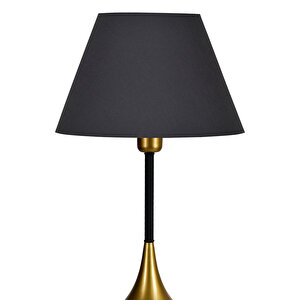 Avantgarde Gold Pure Koni̇ Abajur Siyah