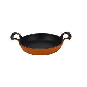 Ikili Sahan Set 16 Cm+ 20 Cm Turuncu