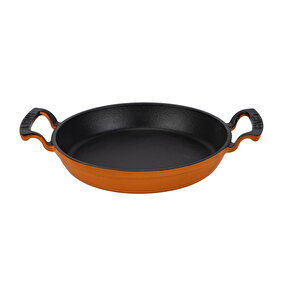 Ikili Sahan Set 16 Cm+ 20 Cm Turuncu