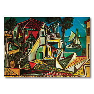 Mediterranean Landscape, 1953 By Pablo Picasso  Mdf Ahşap Tablo 25x35 cm