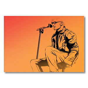 Layne Staley Alice In Chains  Mdf Ahşap Tablo 35x50 cm