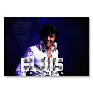 Elvis Presley Efsane  Mdf Ahşap Tablo 35x50 cm