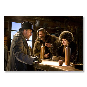 Nefret Sekizlisi Kurt Russell Tim Roth Jennifer J Leigh  Mdf Ahşap Tablo 25x35 cm