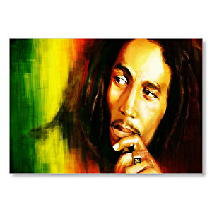 Bob Marley Portre  Mdf Ahşap Tablo 50x70 cm