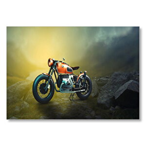 Bmv Klasik Motorsiklet  Mdf Ahşap Tablo 35x50 cm