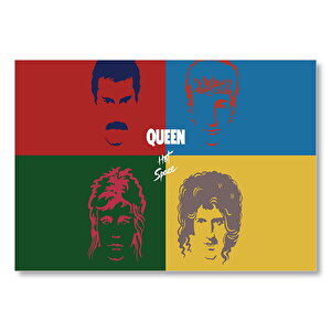 Queen Hot Space  Mdf Ahşap Tablo 50x70 cm