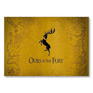 Game Of Thrones Baratheons  Mdf Ahşap Tablo 50x70 cm