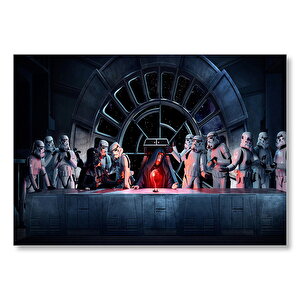 Yıldız Savaşları Darth Vader Ve Stormtroopers  Mdf Ahşap Tablo 25x35 cm