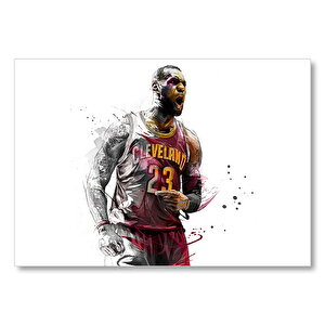 Lebron James Cleveland Cavaliers Artwork  Mdf Ahşap Tablo 35x50 cm
