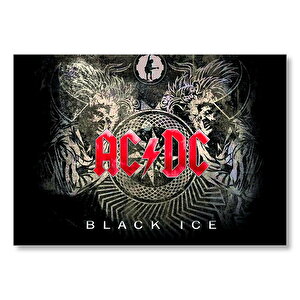 Acdc Black Ice Albüm Kapağı  Mdf Ahşap Tablo